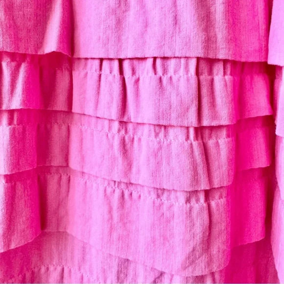 NWT RUE STIIC Backless Cotton Maxi Dress in PEONY PINK Size XS - Picture 14 of 15